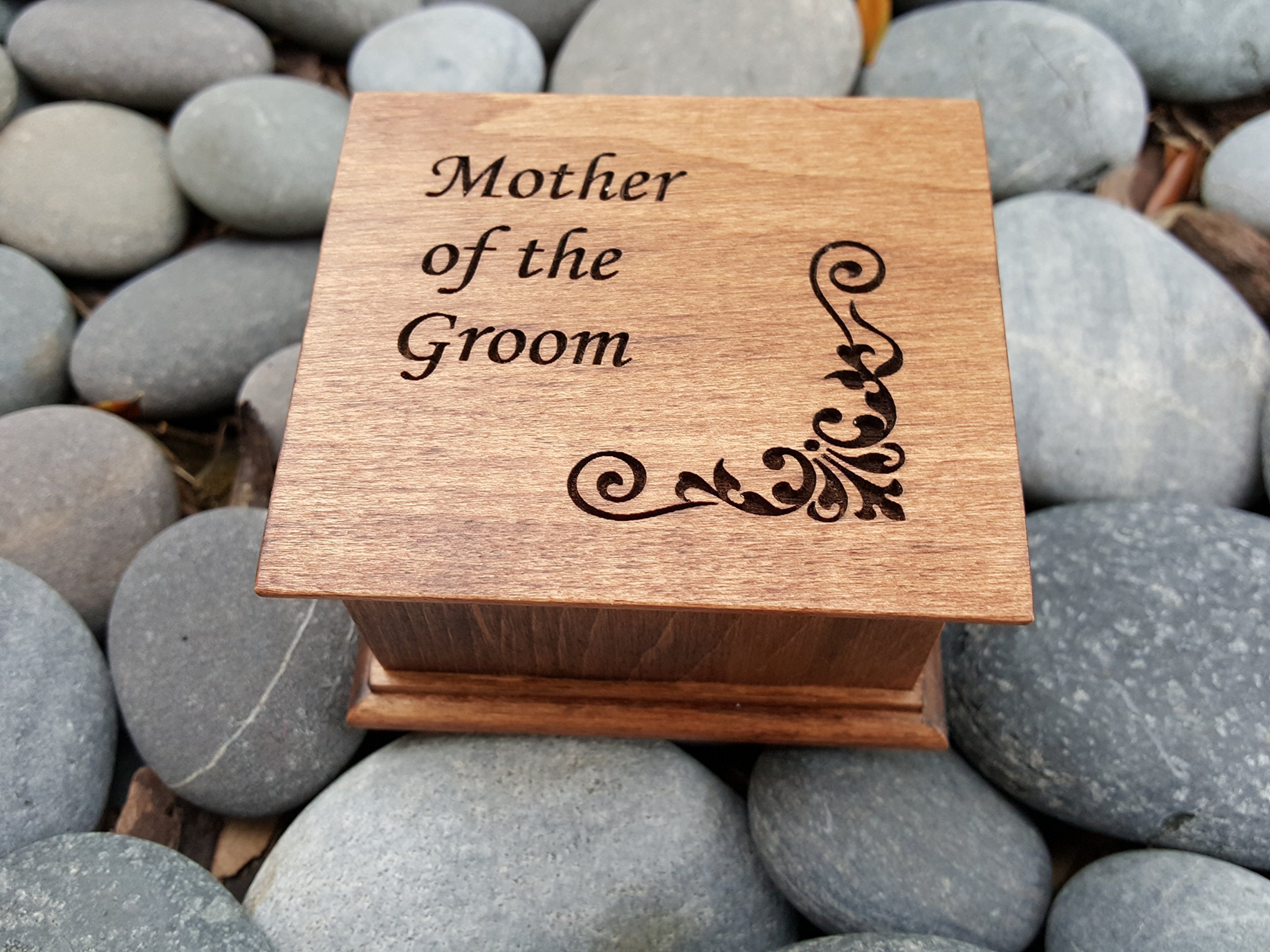 Custom Handmade Music Box - Personalized Gift for Mom, Mother of the Groom & Wedding Favors | SimplyCoolGifts | Perfect for Birthdays, Anniversaries & Special Occasions