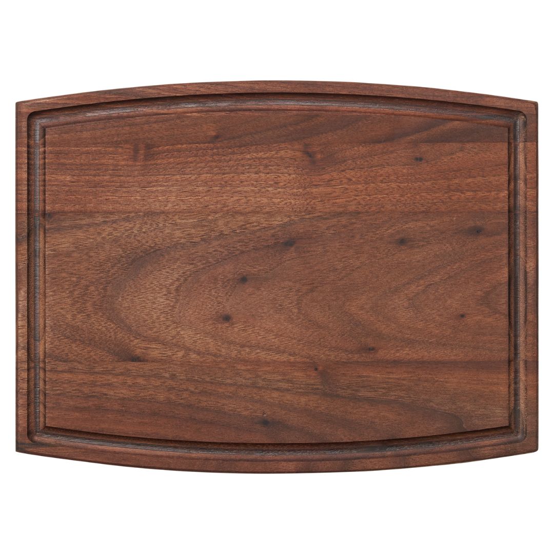 Handcrafted Walnut Wood Serving Board - 12