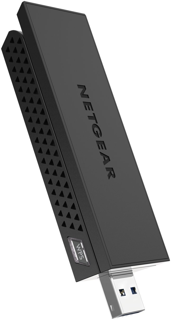 NETGEAR AC1200 Dual Band Wi-Fi USB Adapter (A6210-10000R) - High Speed Wireless Internet Receiver for PC/Laptop, USB 3.0, Certified Refurbished - Perfect for Home Office, Gaming & Streaming