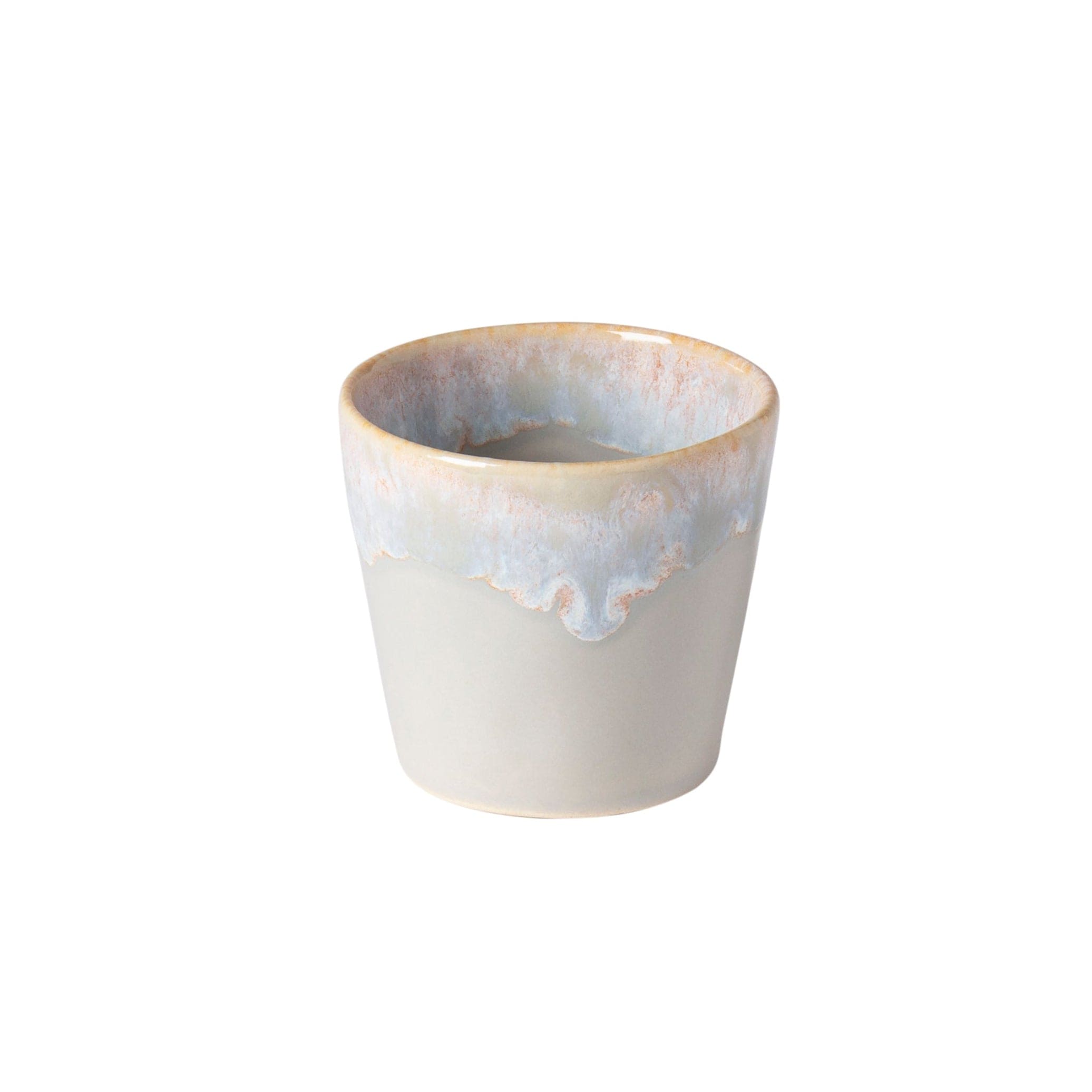 Casafina Grepresso Handmade Fine Stoneware Espresso Cup - Premium Ceramic Coffee Mug for Espresso, Cappuccino & Latte - Perfect for Home, Cafe & Office Use (Grey)