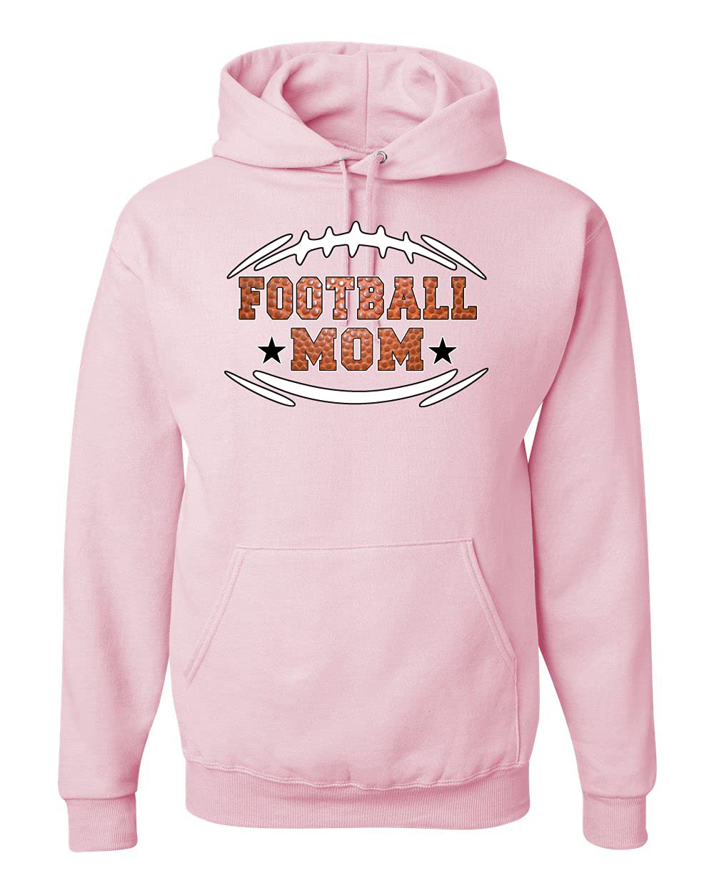 Wild Bobby Football Mom Sports Unisex Graphic Hoodie Sweatshirt - Comfortable Pullover for Football Games, Tailgating & Casual Wear