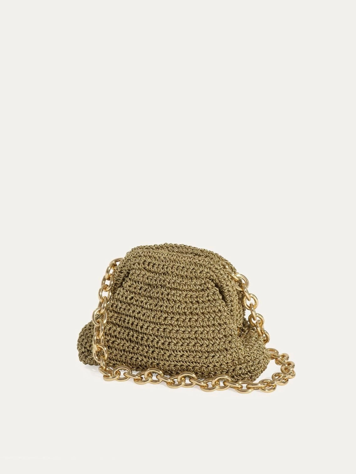 Mini Game Crochet Metallic Gold - Stylish Handmade Crochet Accessories for Gaming & Cosplay - Perfect for Gifts, Fashion, and DIY Crafting