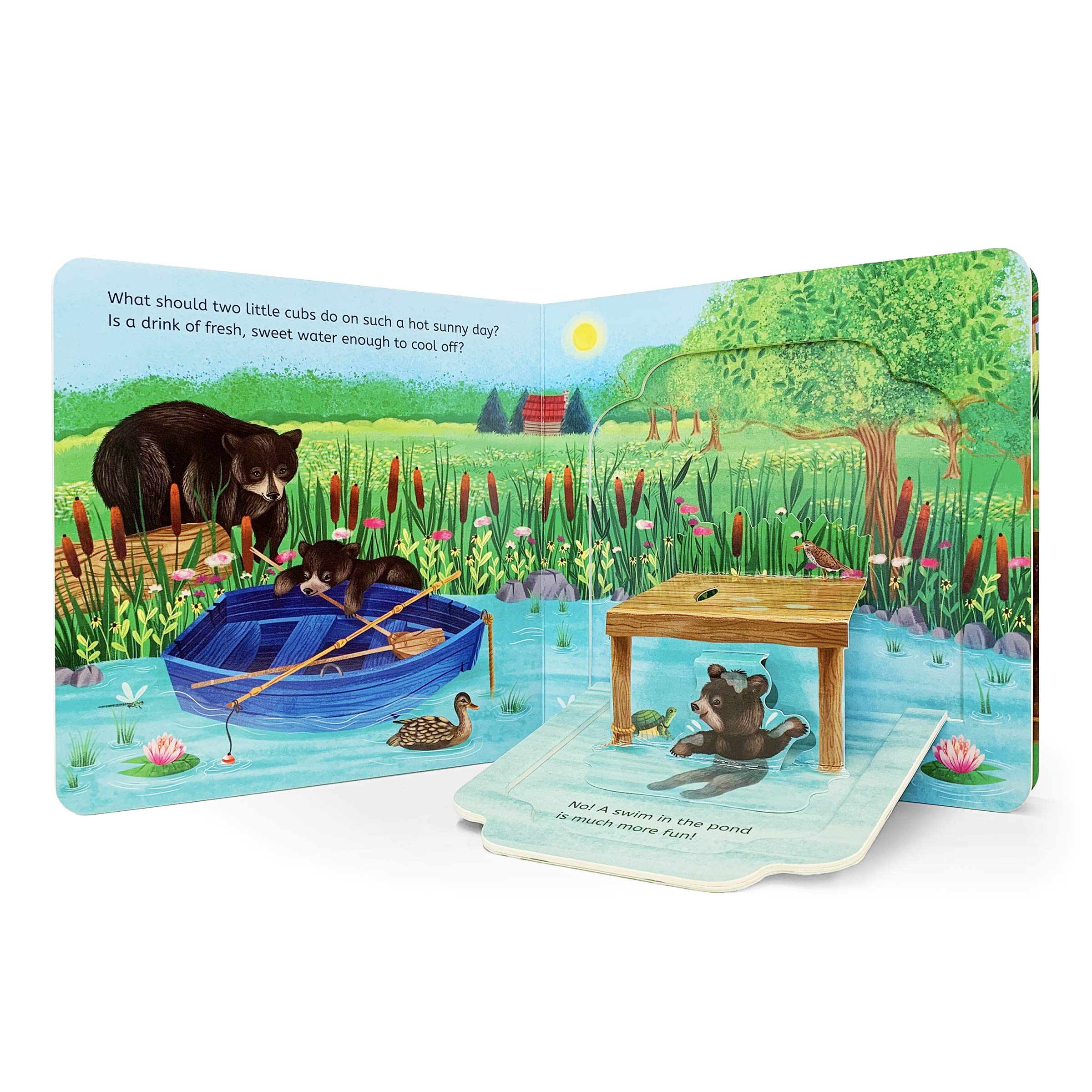 Summer In The Forest Deluxe Lift-a-Flap & Pop-Up Seasons Interactive Children's Board Book - Fun Learning Toy for Toddlers & Preschoolers (Bedtime Story, Classroom Activity, Gift Idea)