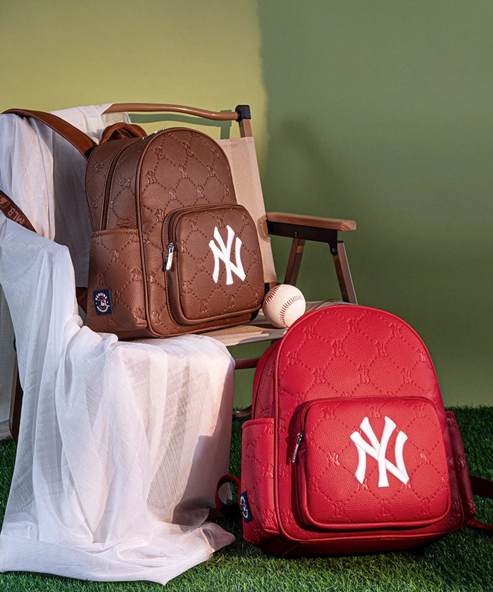 MLB New York Yankees Backpack for Men & Women - Official Licensed Yankees Baseball Bag for School, Travel & Sports Fans