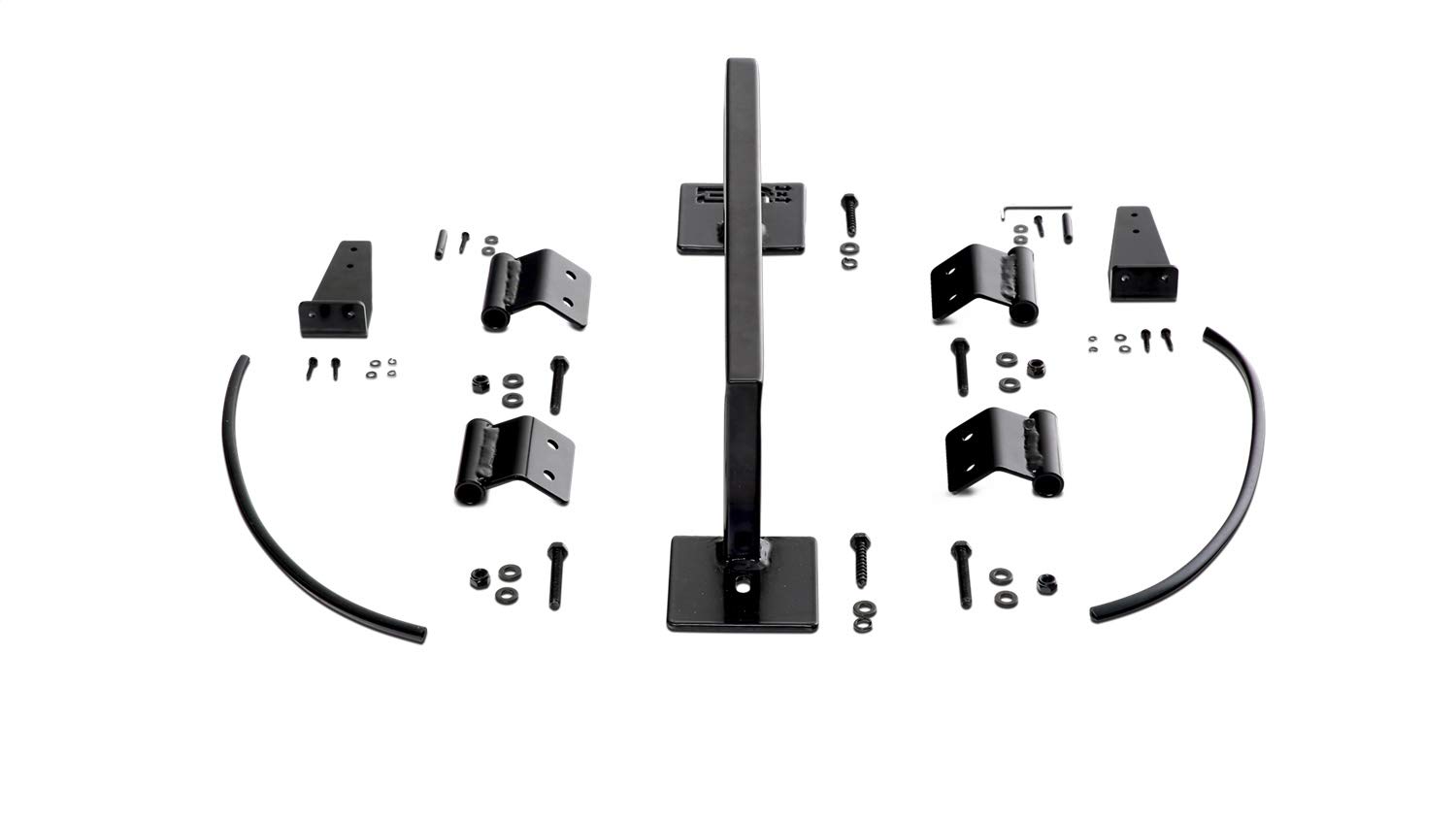 Body Armor 5145 Black Door Storage Bar for 1997-2021 Jeep Wrangler - Organize Gear & Tools for Off-Road Adventures