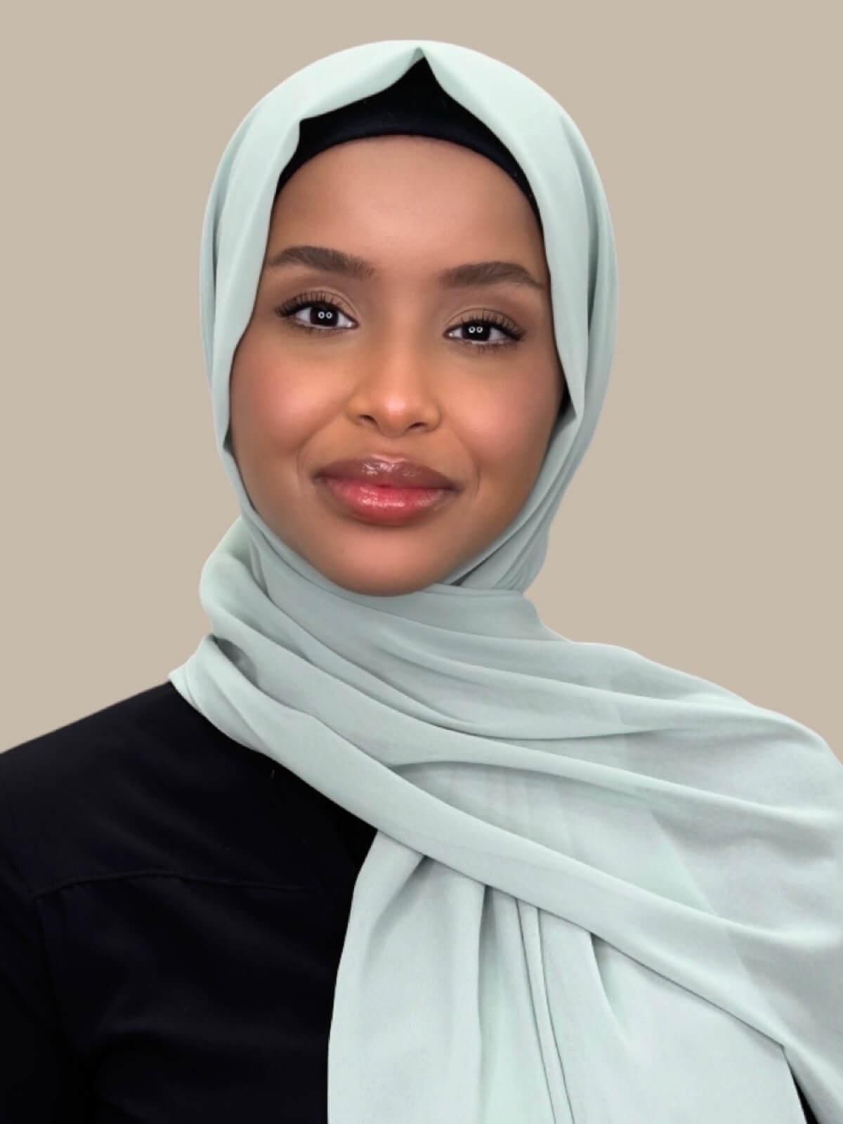 Premium Luxury Chiffon Hijab Scarf - Soft Breathable Muslim Headscarf for Women - Perfect for Daily Wear, Prayer & Special Occasions
