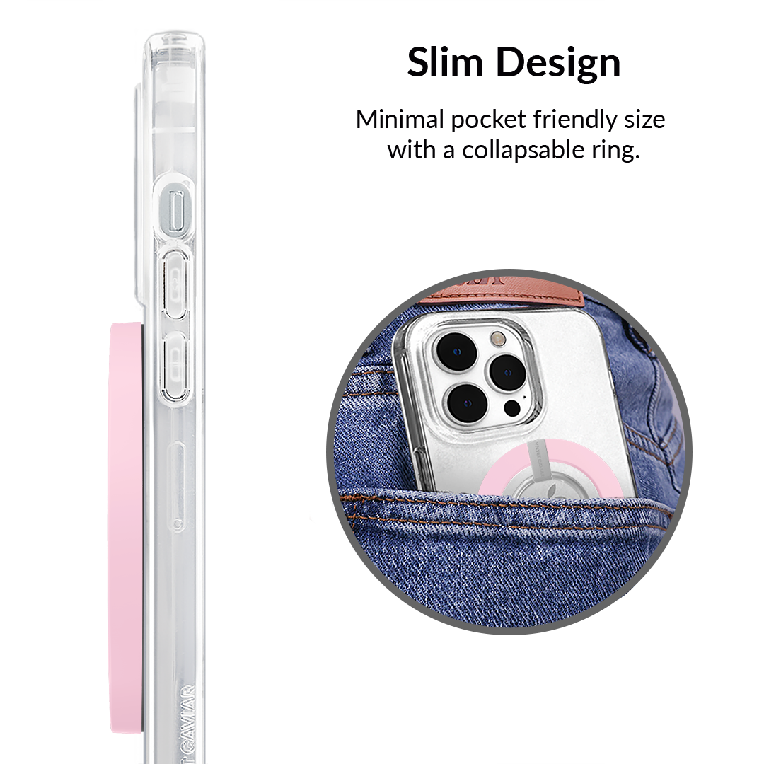 Strawberry Milk MagSafe Grip Ring - Magnetic Phone Holder for iPhone 14/13/12 - Perfect for Driving, Workouts & Hands-Free Use