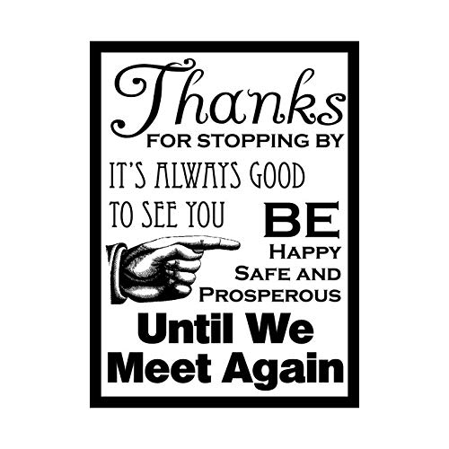 Thanks for Stopping By Wall Decal - 16