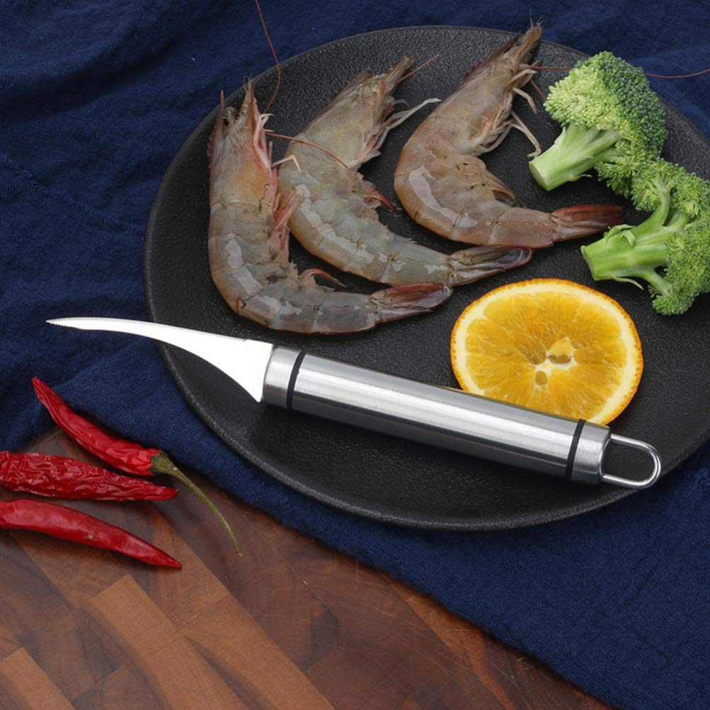 2-Pack Stainless Steel Kitchen Scissors - Heavy Duty Shrimp Shears for Seafood, Poultry & Food Prep - Sharp Cooking Shears for Shellfish, Herbs & More - Perfect for Home Chefs & Professional Kitchens