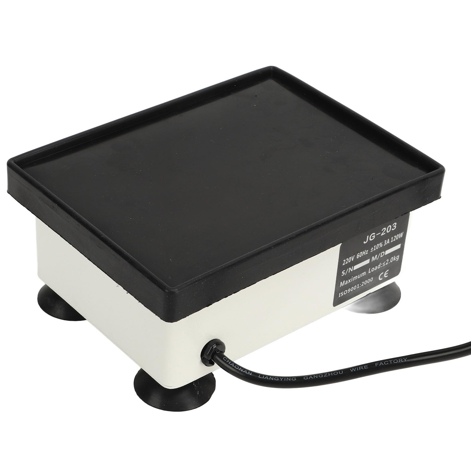 Dental Lab Vibrator - Square Quartet Plaster Oscillator Gypsum Mixing Machine with Adjustable Knob | Powerful Shaker for Gypsum Mixing, Casting & Replication | Ideal for Dental Labs, Jewelry Making & Art Studios