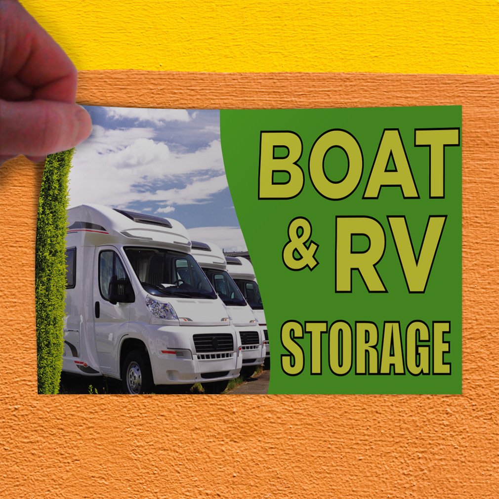 Premium Vinyl Decal Stickers for Boats, RVs & Storage - Durable Advertising Labels (24x18 Inches) - Ideal for Business Signs, Safety Warnings & Industrial Printing Applications