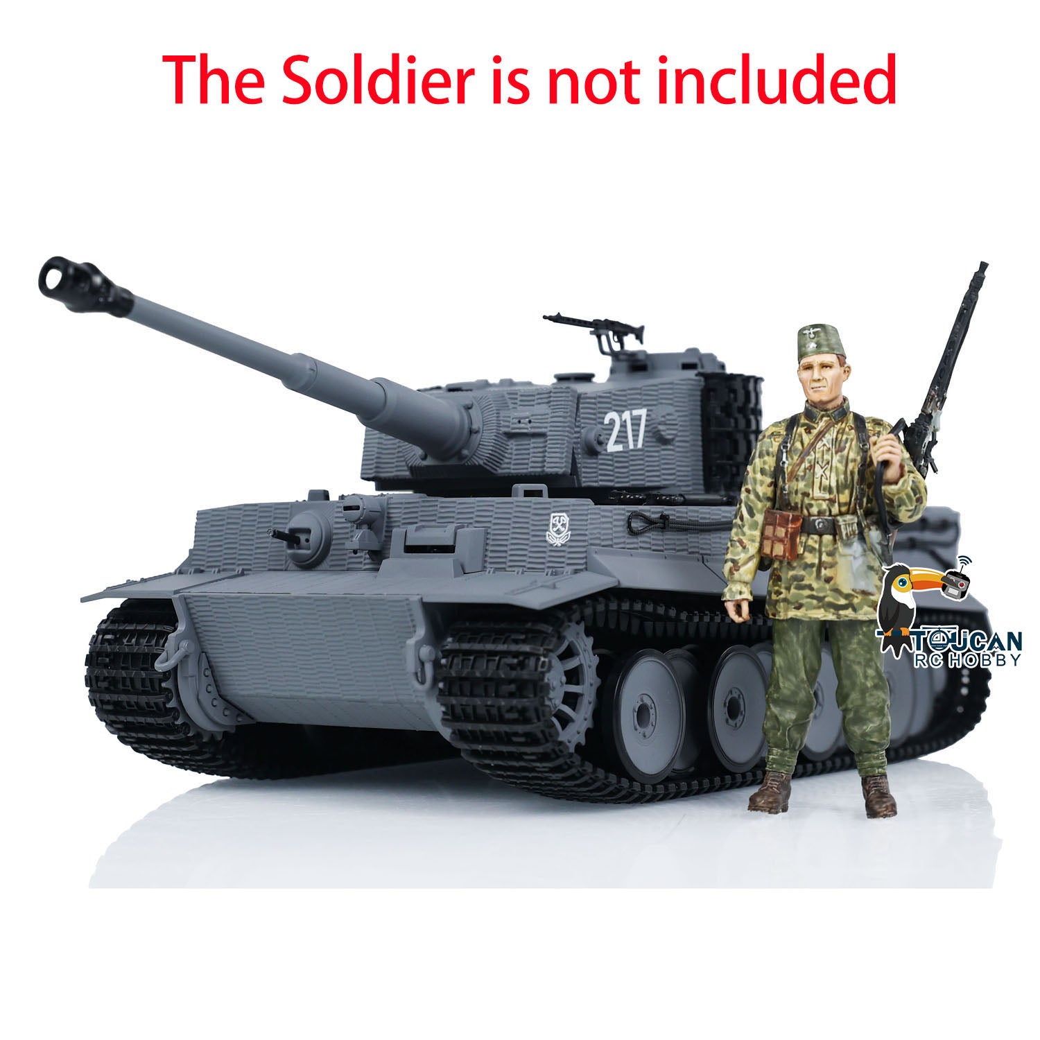 Taigen 1/24 Scale RC Battle Tank Tiger I - Remote Control Military Tank Model with Infrared Combat & LED Flash, Rechargeable Battery (Fast Free Shipping) | Perfect for Collectors, Wargaming & Indoor Battles