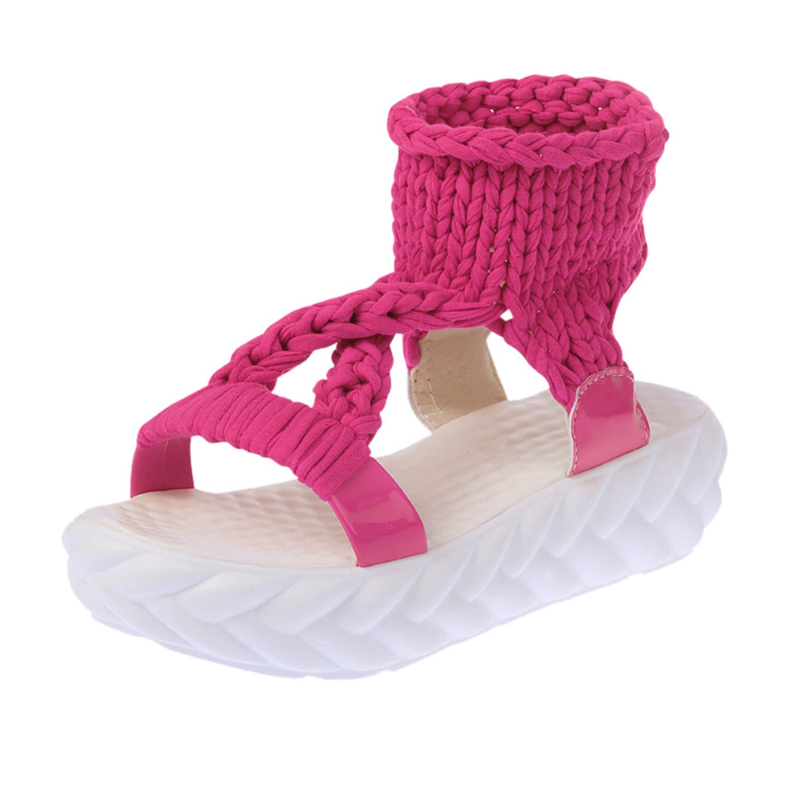 Women's Fashion Sandals - Casual Platform Thick Sole Ladies Dressy Shoes for Summer, Beach, Walking & Outfits