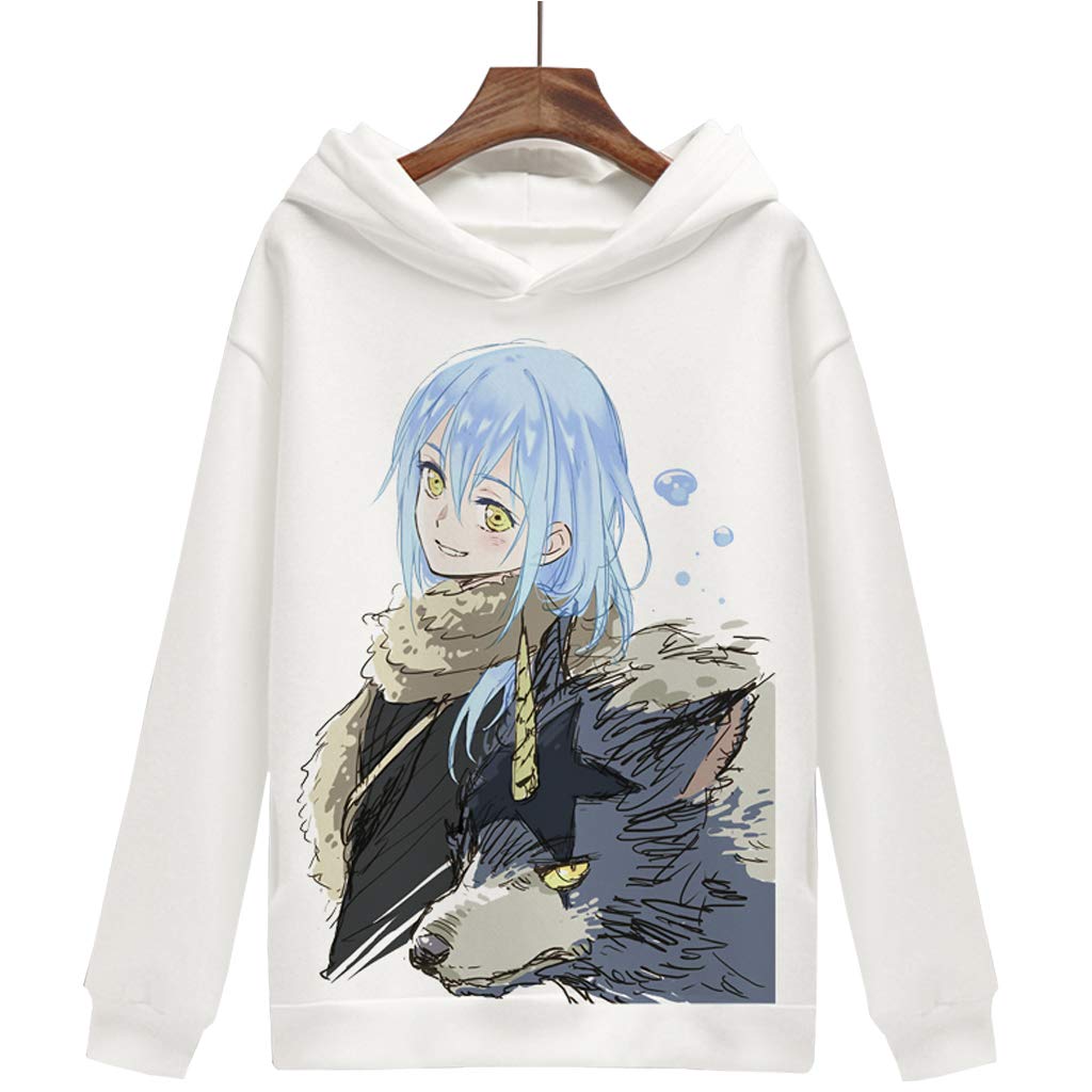 Anime Rimuru Tempest Cosplay Costume - Pullover Hoodie Sweatshirt for Men & Women | Perfect for Halloween, Comic Con, and Anime Conventions