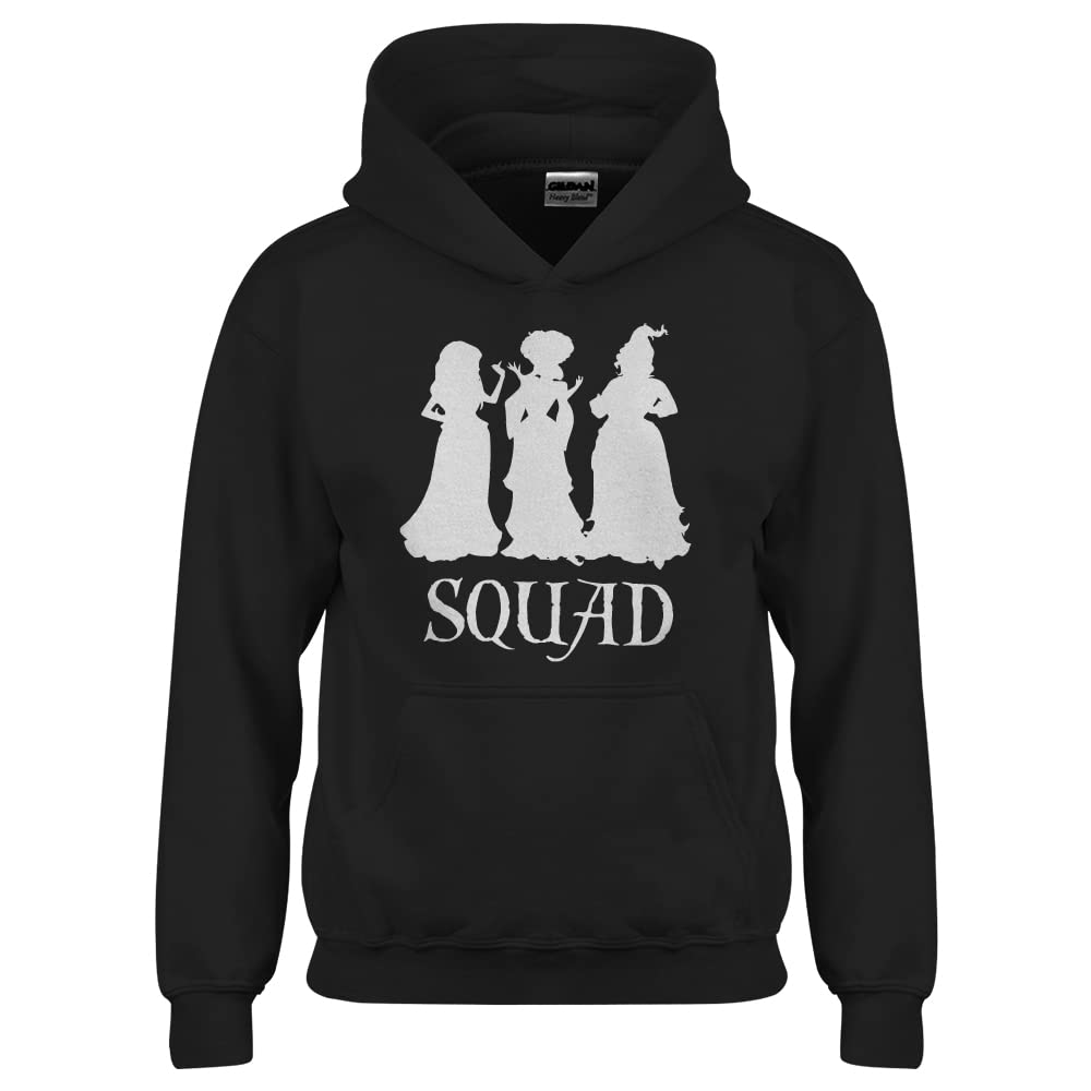 Halloween Witch Squad Hoodie for Kids - Cute & Cozy Costume Hooded Sweatshirt - Perfect for Trick or Treating, Halloween Parties & School Events