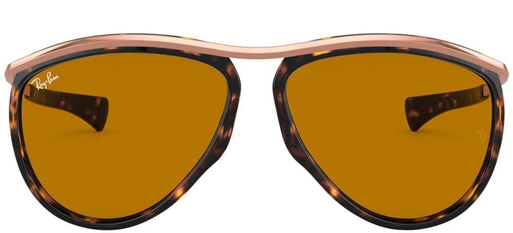 Ray-Ban RB2219 Olympian Aviator Sunglasses - Classic Polarized UV Protection for Men & Women - Perfect for Driving, Travel, and Outdoor Activities