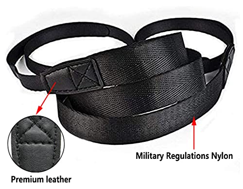Quick-Release Camera Neck Strap for Mirrorless DSLR Cameras - Adjustable & Comfortable Black Strap - Perfect for Travel, Photography & Outdoor Shooting