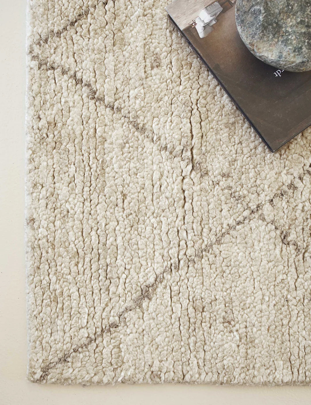 Afella Hand Knotted Wool Rug Swatch 18x18 Inches - Premium Handmade Area Rug for Living Room, Bedroom & Home Decor