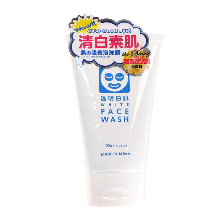 BRIGHT & WHITE Transparent Whitening Facial Cleanser (100g) - Gentle Daily Face Wash for Clear, Radiant Skin | Perfect for Morning & Night Skincare Routine