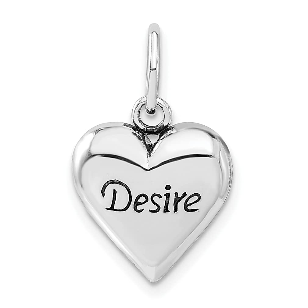 925 Sterling Silver Heart Pendant Necklace with Love Message - Romantic Gift for Women, Her, Girlfriend, Wife | Valentine's Day, Anniversary, Birthday Jewelry Present