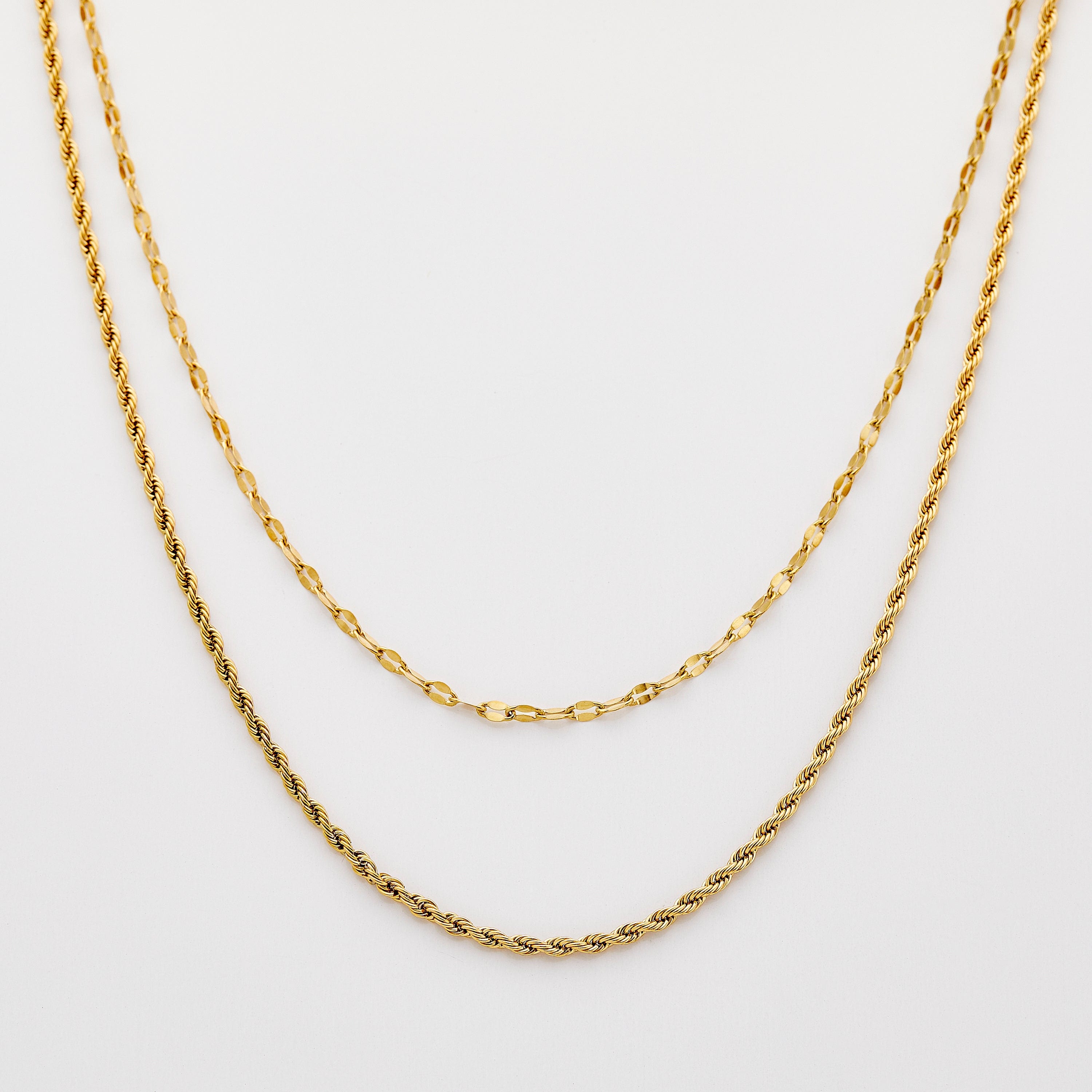 Flutter & Rope Layering Set - Elegant Boho Necklace for Women, Trendy Layered Jewelry Set for Everyday Wear, Perfect for Casual Outfits and Boho Style