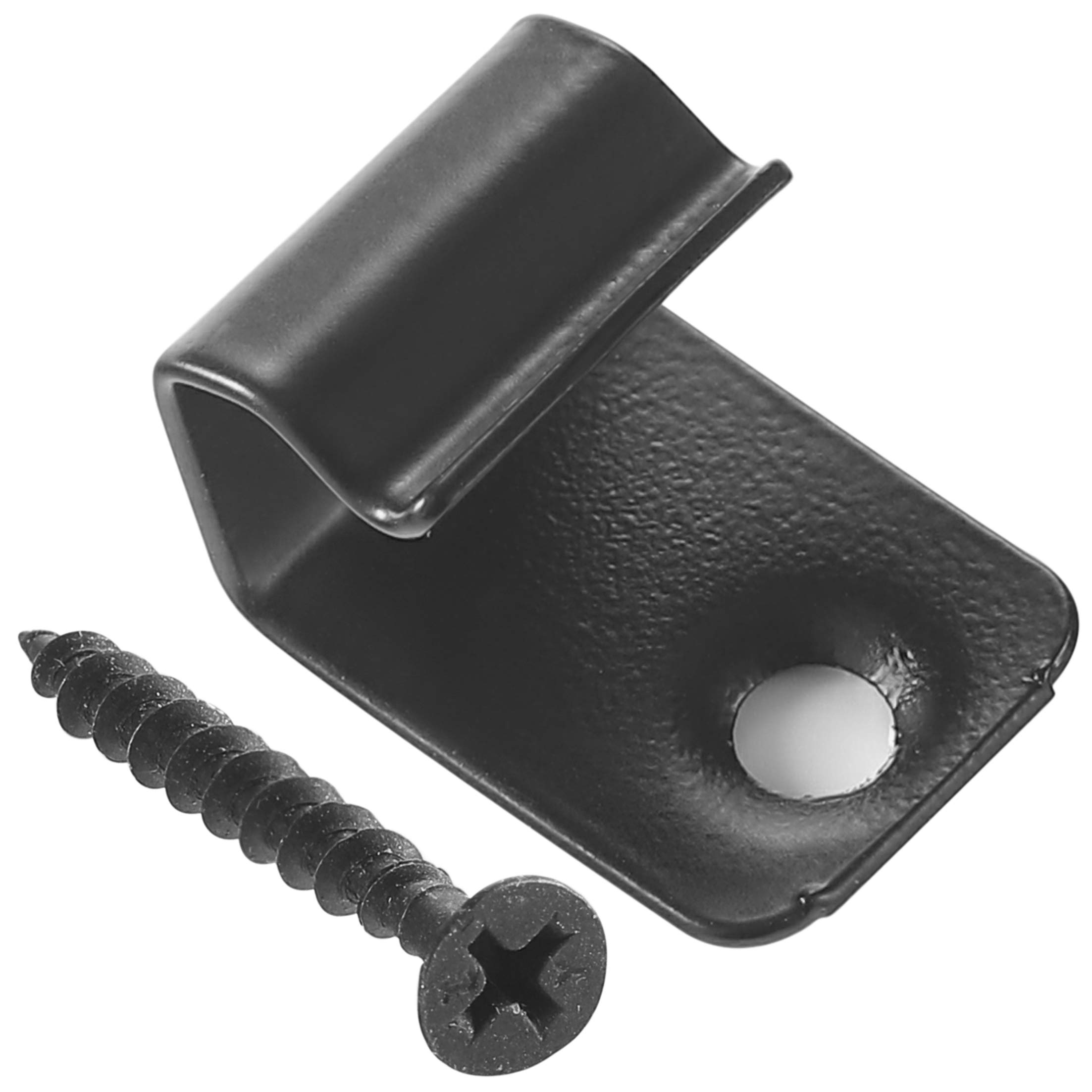 36 Pack Black Universal Starter Deck Clips - Stainless Steel Hidden Fasteners for 400 SQ.FT Decking Boards | DIY Deck Installation & Outdoor Wooden Deck Construction Accessories