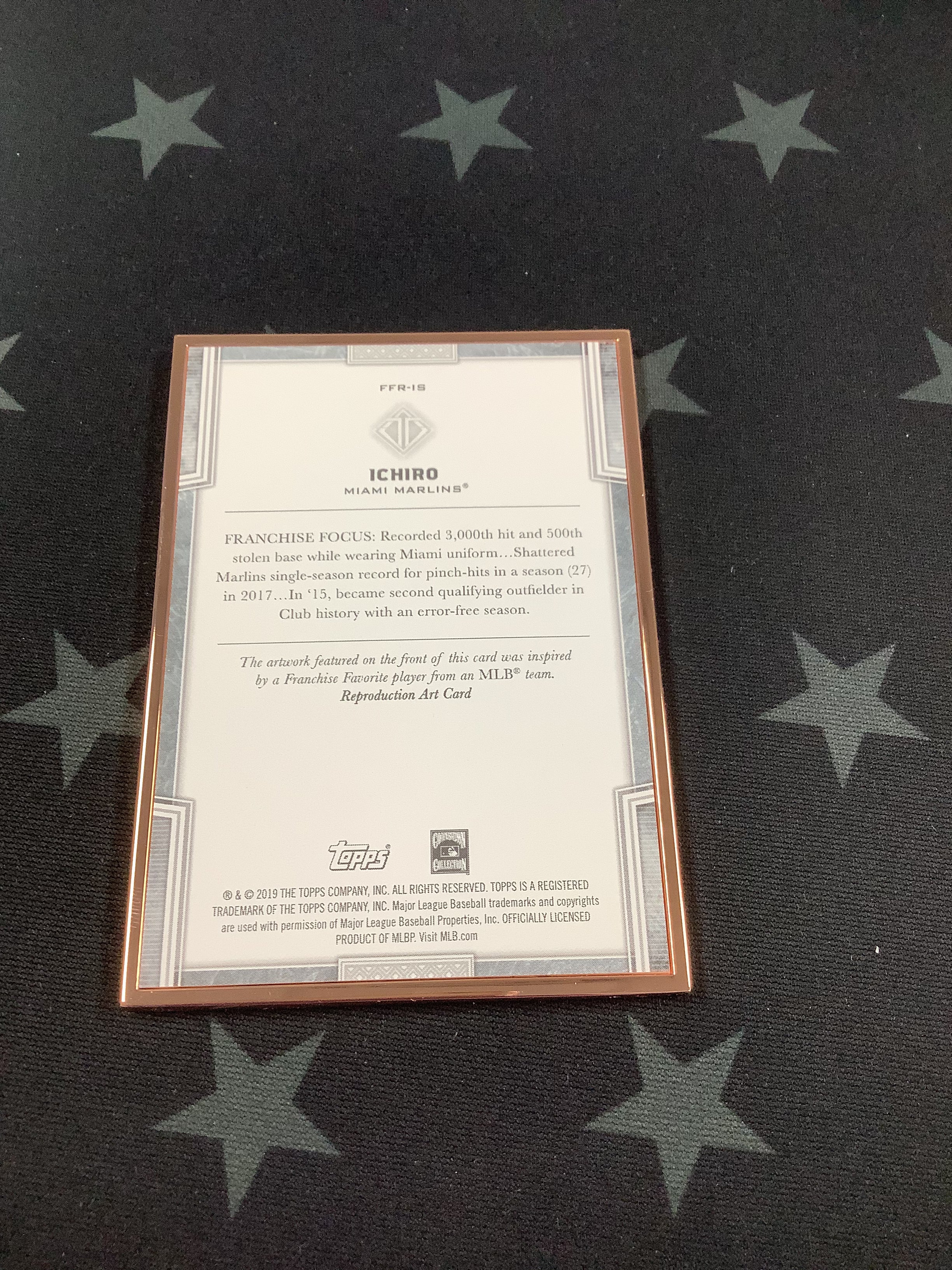 2019 Ichiro Franchise Favorites Transcendent Collection Baseball Card #FFR Limited Edition /100 - Perfect for MLB Memorabilia Collectors & Baseball Fans