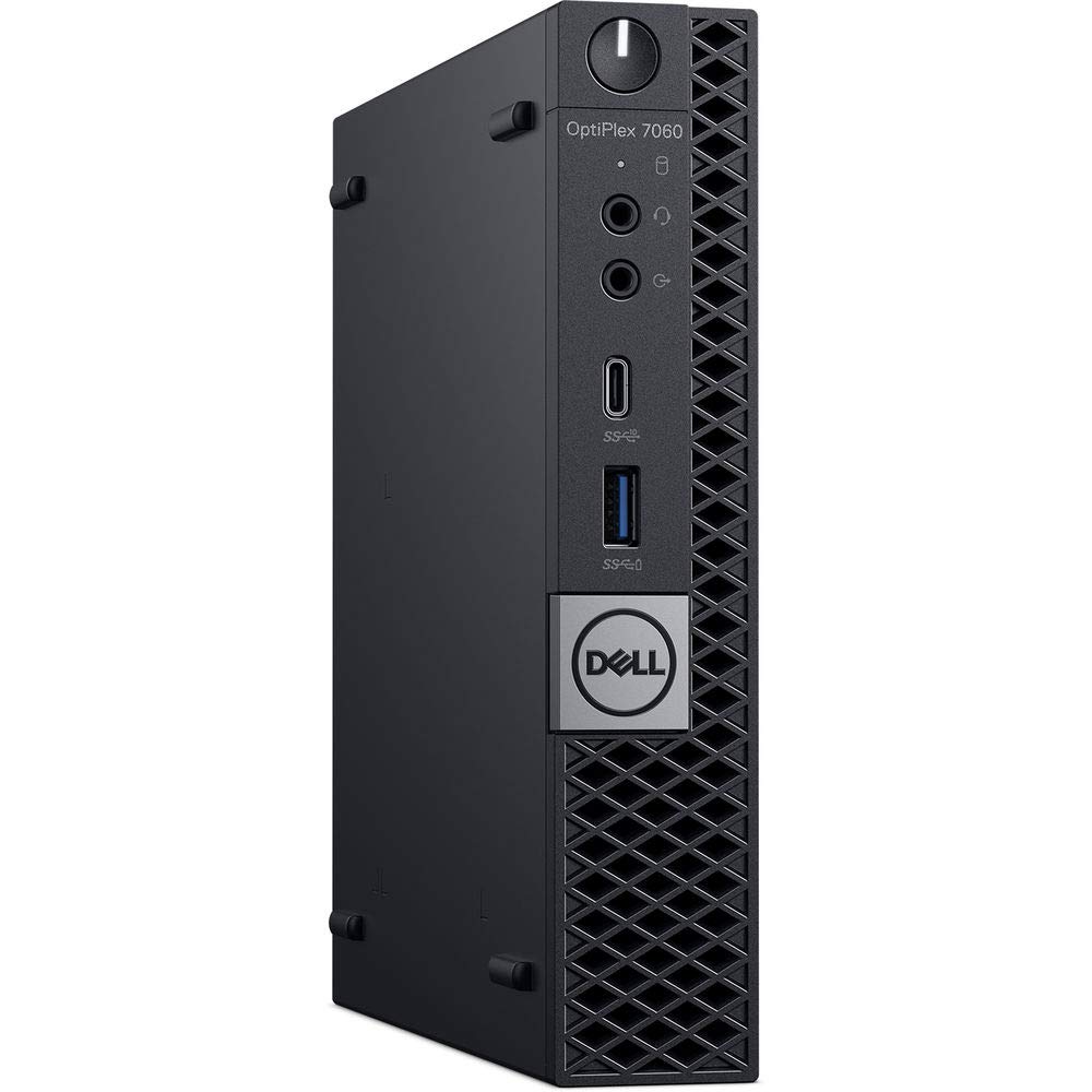 Dell OptiPlex 7060 Micro PC - Intel Core i7-8700T 6-Core 2.4GHz, 32GB DDR4 RAM, 1TB NVMe SSD, Win 10 Pro - Compact Business Desktop for Office, Home & Remote Work