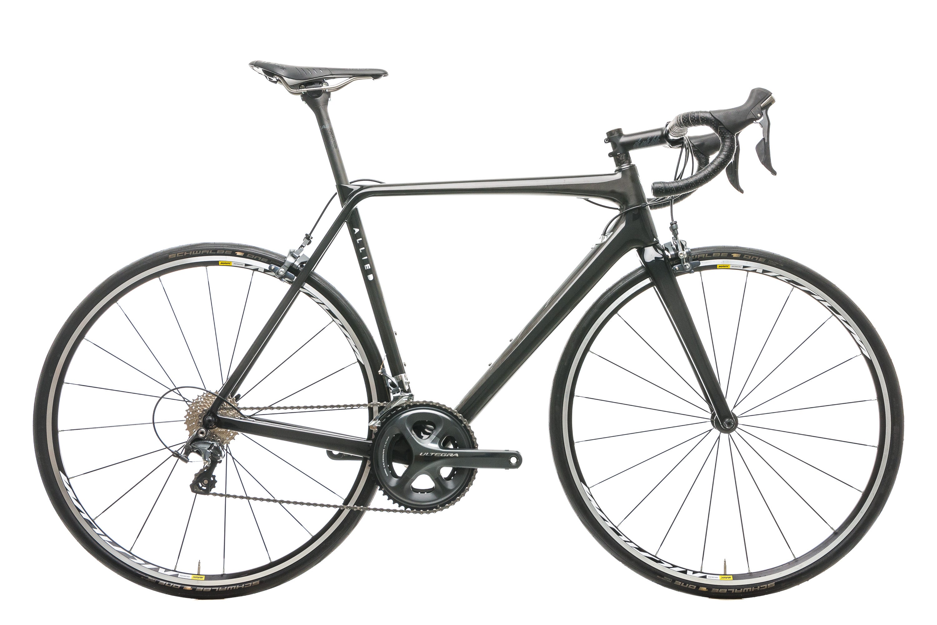 Allied Alfa Road Bike 2018 - 56cm Lightweight Carbon Frame for Speed & Performance | Perfect for Racing, Training & Long-Distance Cycling