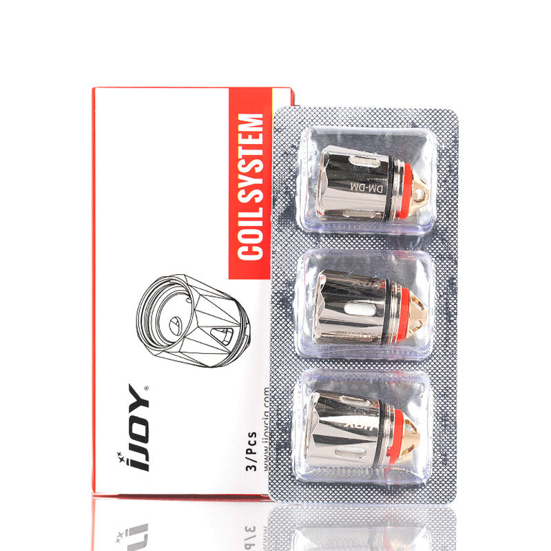 IJOY Diamond DM Replacement Coil 3-Pack - Compatible with IJOY Diamond DM Tank - Long-Lasting Vape Coils for Smooth Flavor - Perfect for Sub-Ohm Vaping & Cloud Chasing