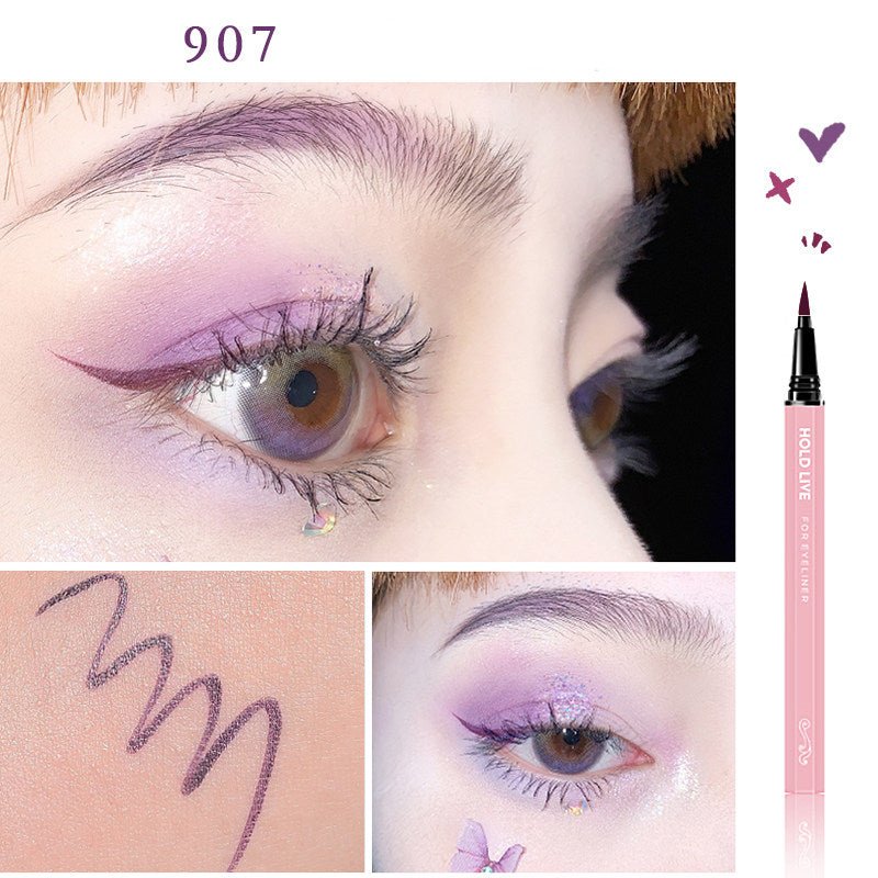 HOLD LIVE Superfine Natural Eyeliner - Waterproof & Smudge-Proof Liquid Eyeliner for Precise Lines - Perfect for Daily Makeup, Party Looks & Professional Use
