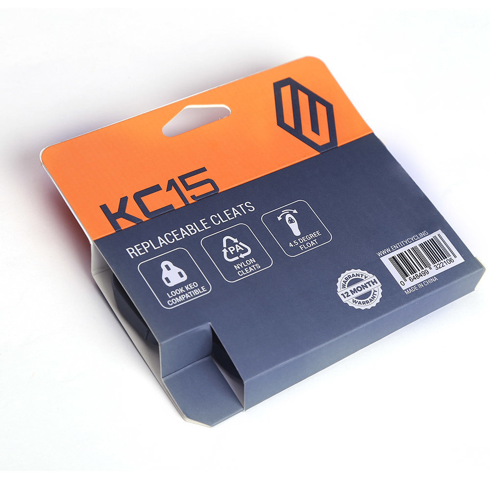 KC15 Replaceable Road Bike Cleats - Compatible with Shimano SPD-SL & Look Keo - Ideal for Cycling, Commuting & Road Racing
