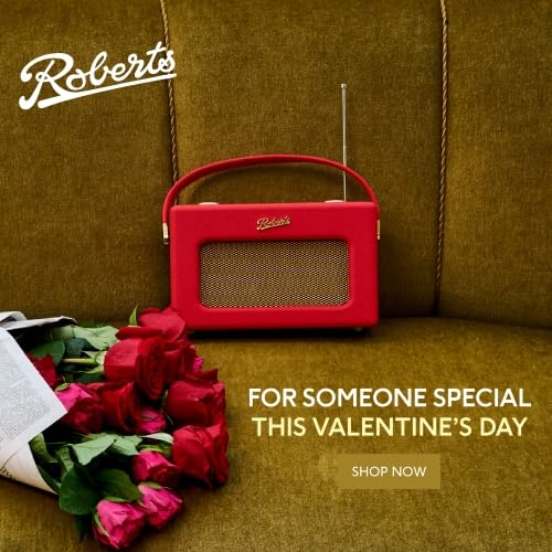 Roberts PETITE2 FM/DAB/DAB+ Digital Radio with Bluetooth - Portable Mini Radio for Home, Office & Travel - Black | Wireless Music Streaming & Alarm Clock Function