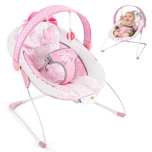 Pink Bow Baby Bouncer