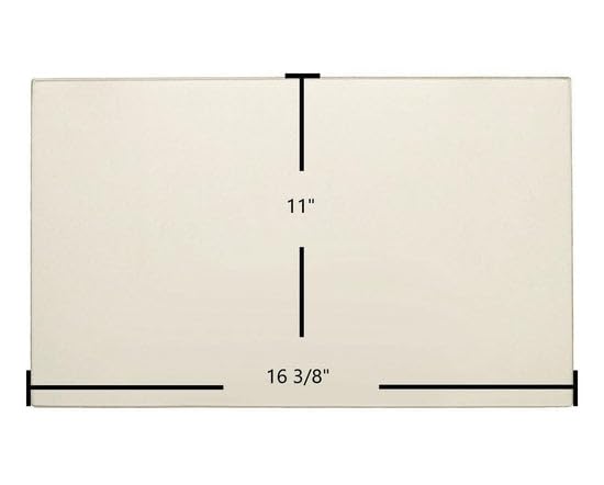 Kozy Heat 731 DV Wood Stove Replacement Glass - 16 3/8