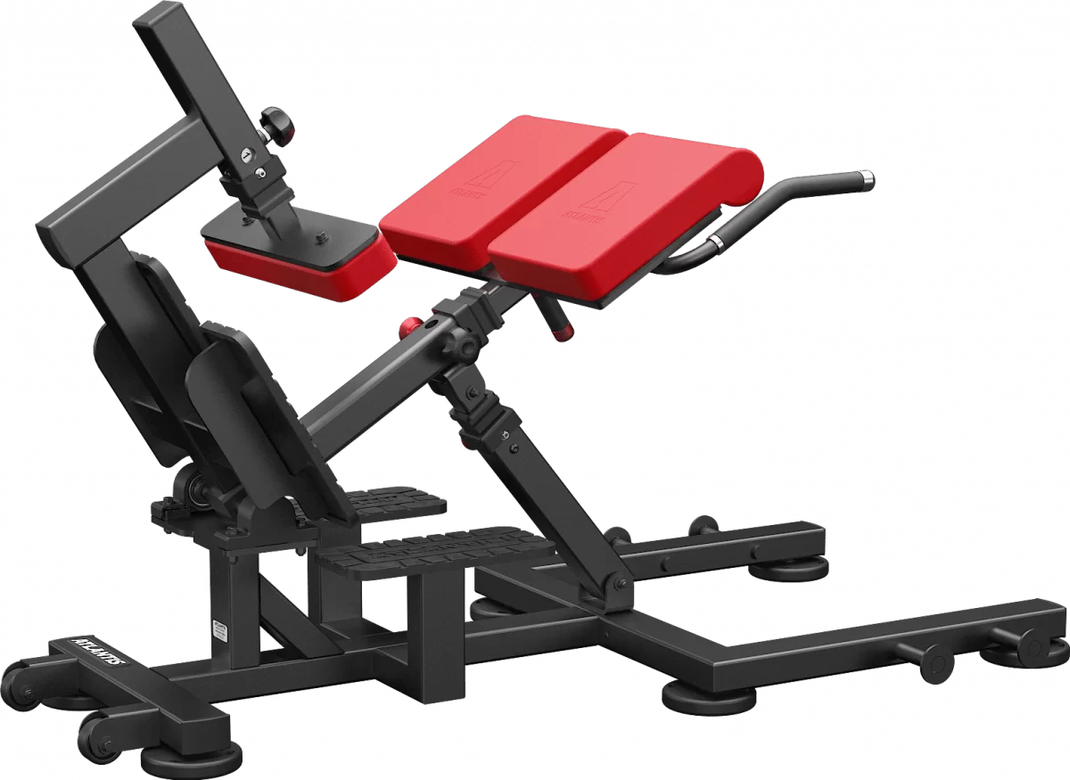 ATLANTIS Deluxe Incline Hyper Extension Bench - Adjustable Flat Back Exercise Bench for Home Gym, Core & Lower Back Workout - Perfect for Strength Training, Rehabilitation & Fitness Enthusiasts