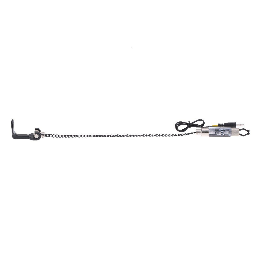 MengK Iron Fishing Bite Alarm with LED Light - Chain Hanger Bite Indicator for Night Fishing | Perfect for Carp, Catfish, and Bass Fishing in Lakes & Rivers