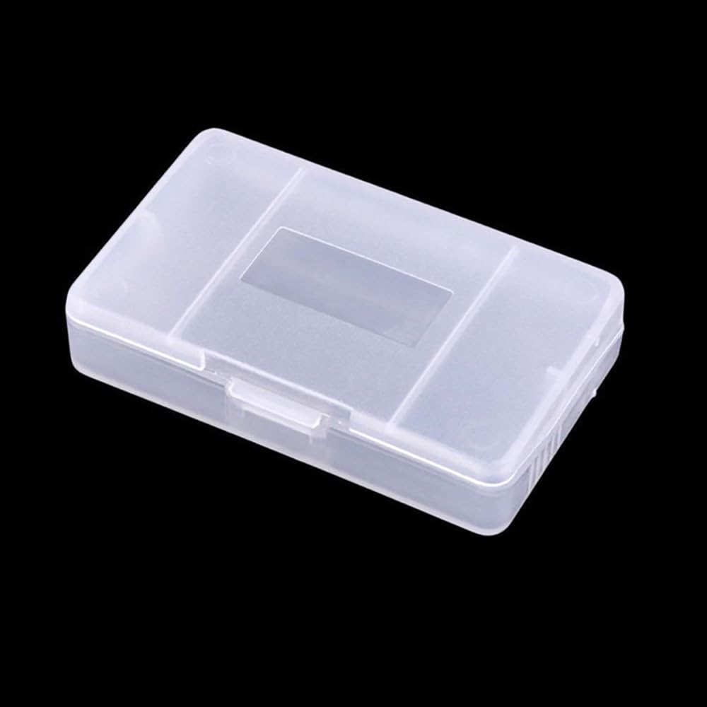 Clear Plastic Dust Cover Storage Case for Gameboy Advance SP, GBA SP, GBM - 10 Pack | Protective Game Card Cartridge Holder | Perfect for Organizing and Preserving Your Retro Gaming Collection