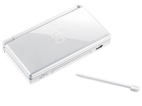 Refurbished Nintendo DS Lite Polar White Console - Portable Handheld Gaming System for Kids & Adults | Perfect for Travel, Commuting & Home Entertainment