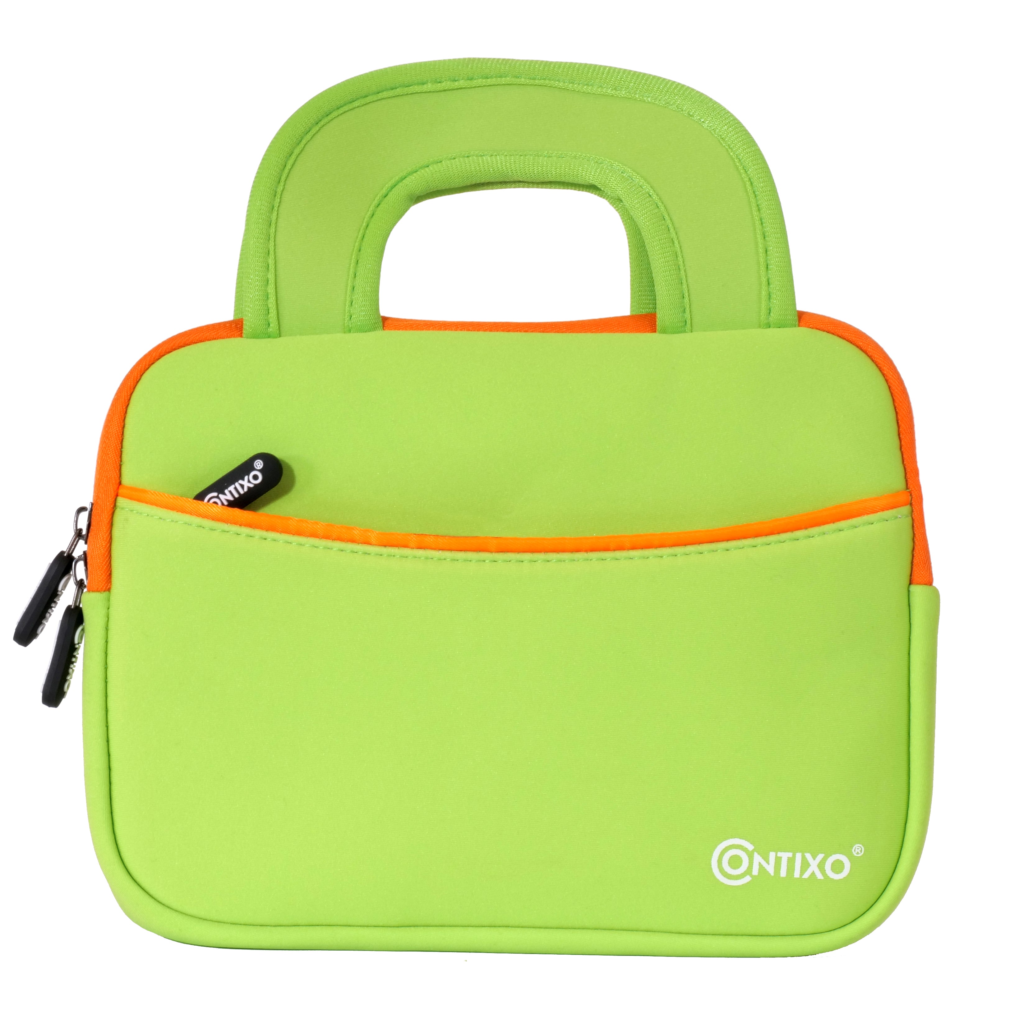 Contixo V8/V9 7-Inch Kids Tablet Sleeve Case - Shockproof Protective Cover with Vibrant Green Design for Children's Learning & Playtime