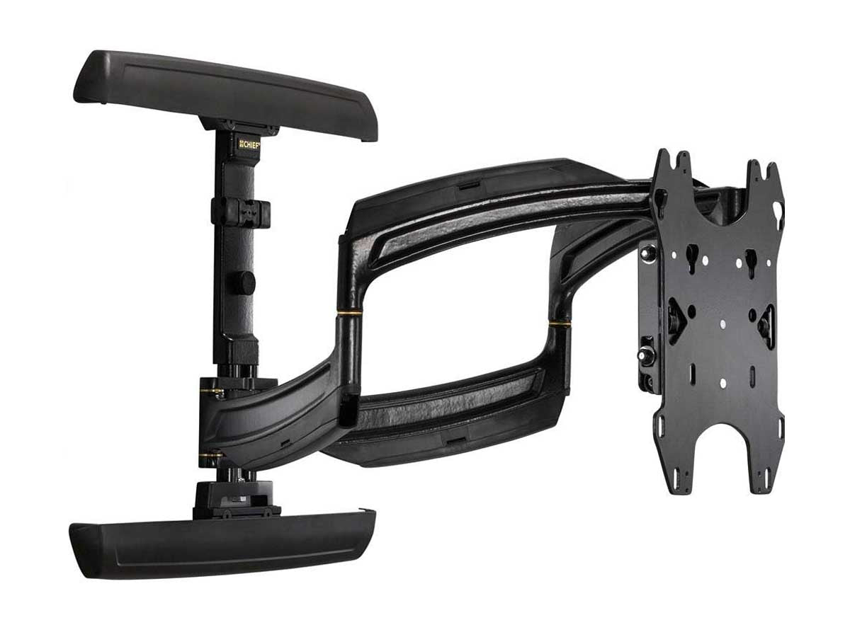 Ultra Thin Dual Arm Articulating Chief Support TS 525TU (Large) - Perfect for Monitors, TVs, and Workstations in Home & Office