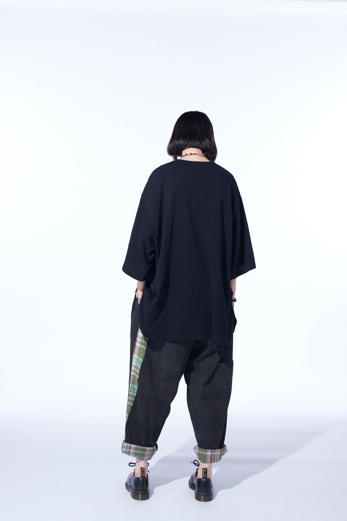 Soft Cotton Jersey Fabric Switch H/S Draped T-Shirt for Women - Comfortable Casual Wear for Everyday Outfits and Layering