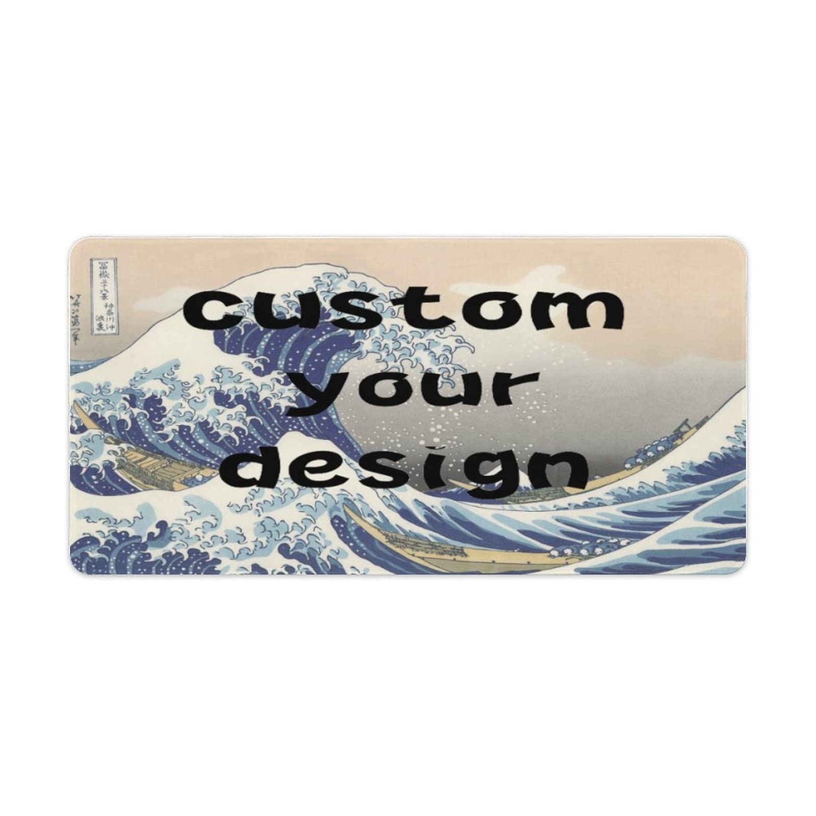 Custom Extended Gaming Mouse Pad - Personalized Large Desk Mat with Waterproof & Anti-Slip Surface - DIY Keyboard Mat for PC Gaming (60x30cm/24x12in) - Perfect for Esports, Office Work & Home Computer Setup