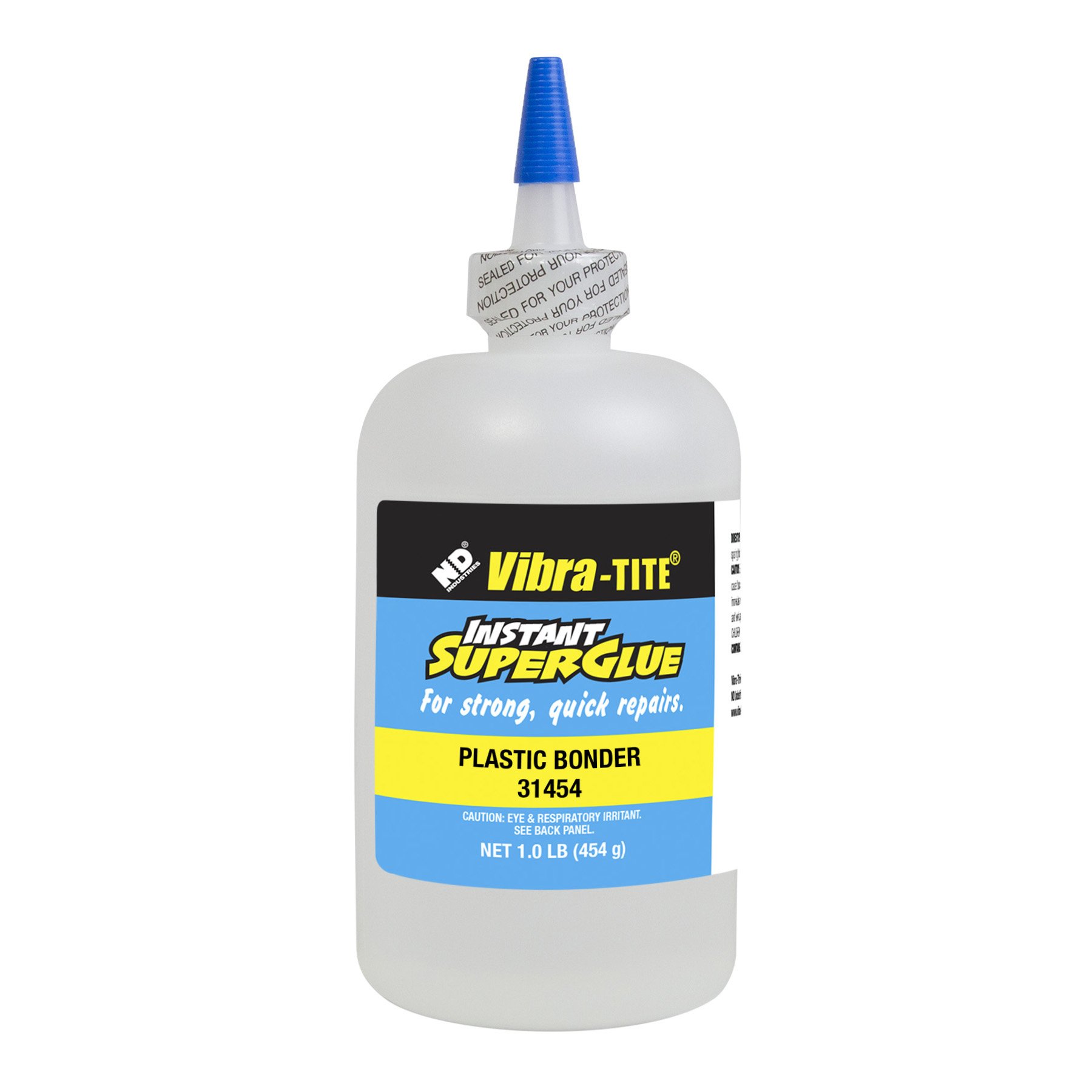 Vibra-TITE 314 General Purpose Instant Superglue - 1 lb Bottle for Plastic Bonding | Fast Drying Adhesive for Home Repairs, Crafts & DIY Projects