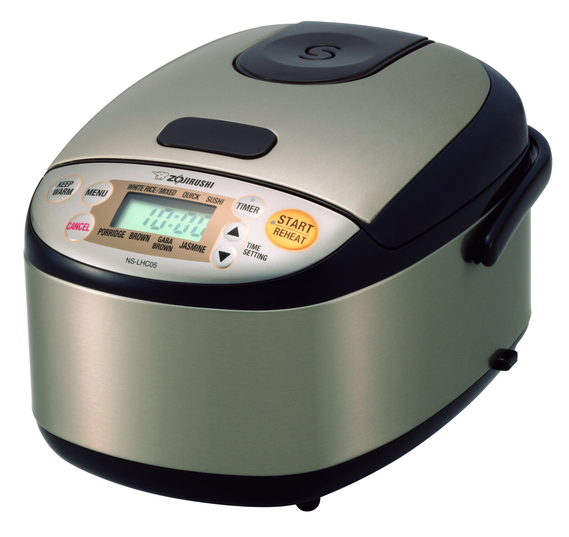Zojirushi NS-LHC05 3-Cup Micom Rice Cooker & Warmer - Stainless Dark Brown | Perfect for Small Kitchens, Dorms & Office Lunch Prep