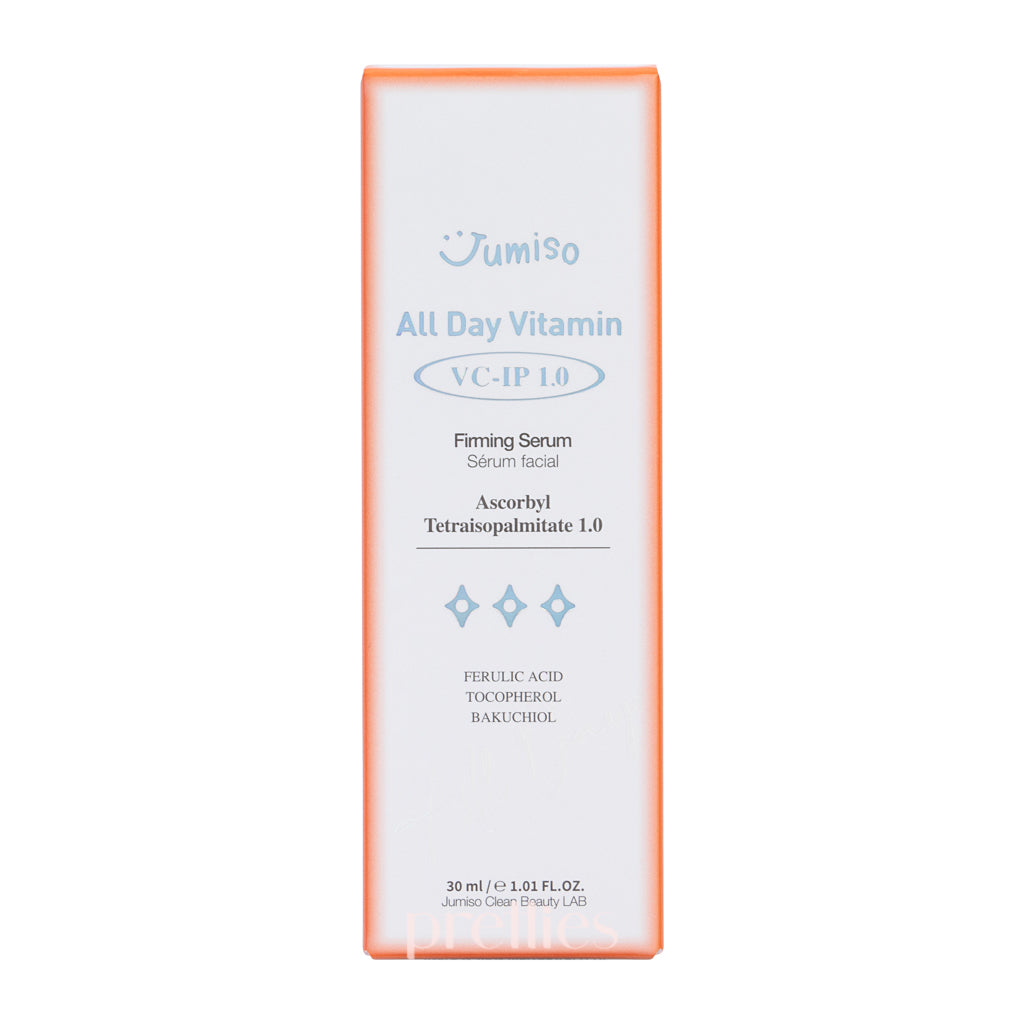 Jumiso All Day Vitamin C Brightening & Firming Serum 30ml - Anti-Aging Face Serum for Glowing Skin, Day & Night Use