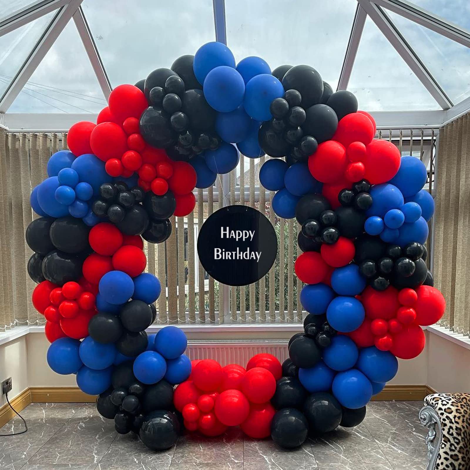 FOTIOMRG 120pcs 5 Inch Red Latex Balloons - Premium Helium Quality Party Decorations for Birthday, Graduation, Baby Shower, Valentine's, Christmas & Wedding (Includes Red Ribbon) - Perfect for Indoor & Outdoor Celebrations, Photo Backdrops & Festive Decor