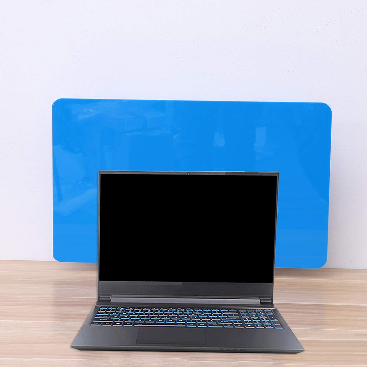 Frosted Office Desk Divider - Privacy Screen for Work & Study