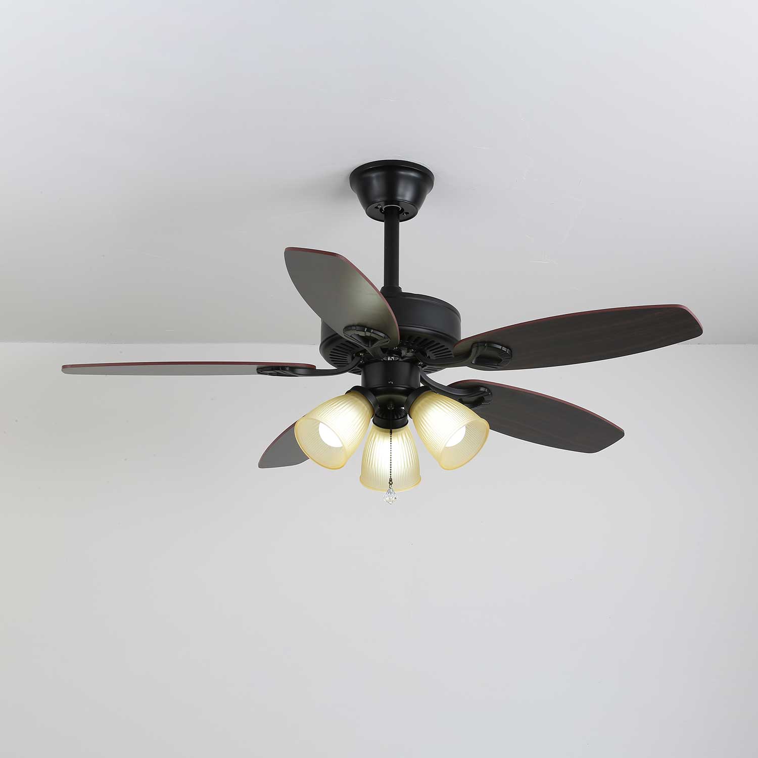 Calantha Bloom Ceiling Fan with Light Kit - Modern Flush Mount LED Ceiling Fan for Bedroom, Living Room, and Office - Energy Efficient Quiet Cooling Fan with Remote Control