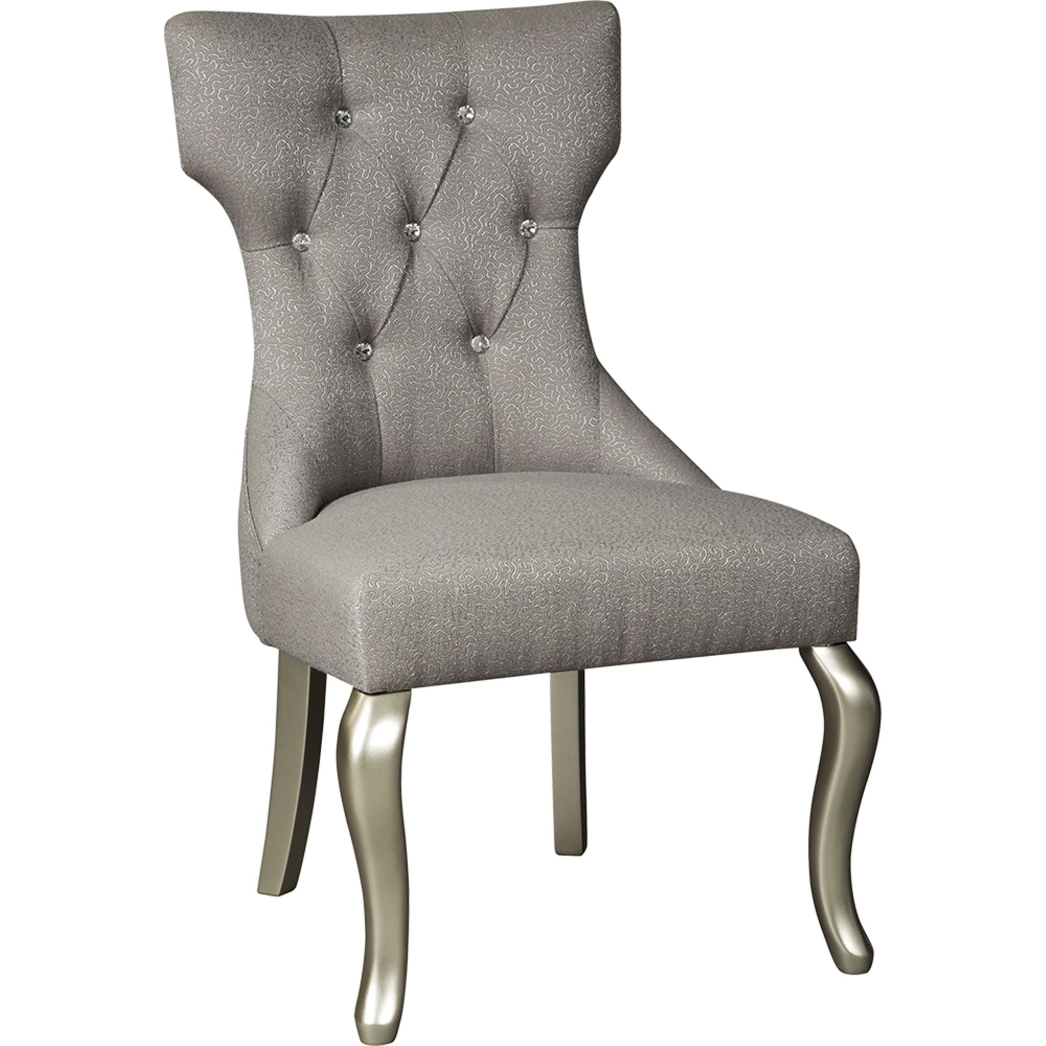 Coralayne Upholstered Side Chair - Comfortable Accent Chair for Living Room, Bedroom & Office - Modern Home Decor Furniture with Soft Fabric and Sturdy Wooden Legs - Perfect for Reading, Relaxing or Extra Seating